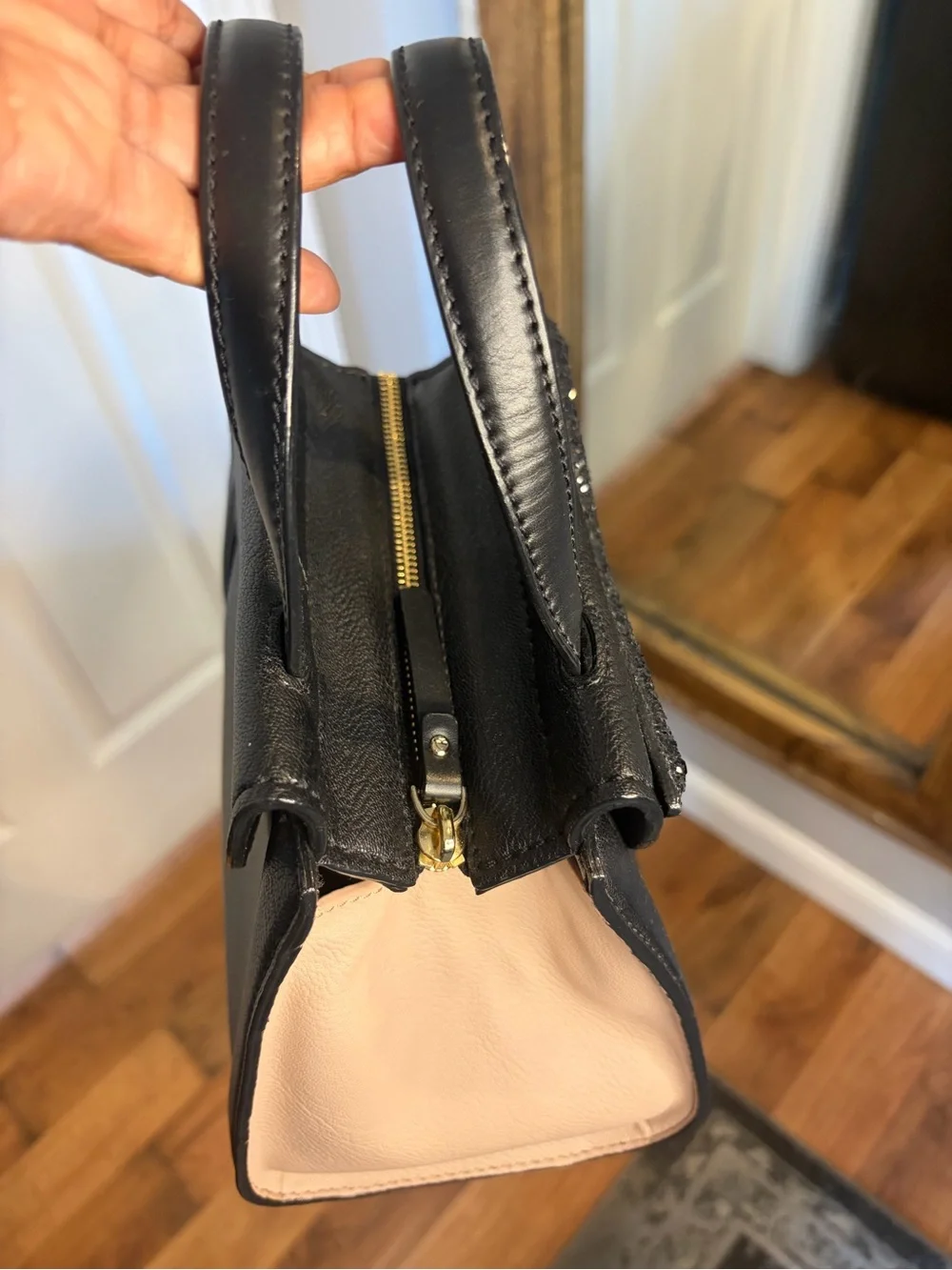 Kate Spade Dress The Part Masquerade Mask Lip Satchel Crossbody